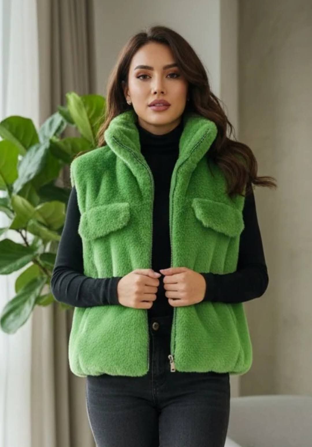 Faux Fur bodywarmer
