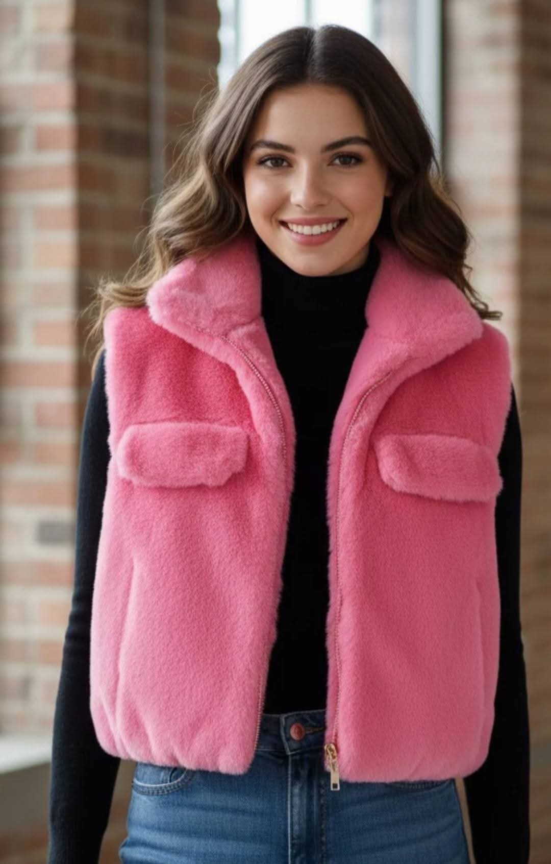 Faux Fur bodywarmer