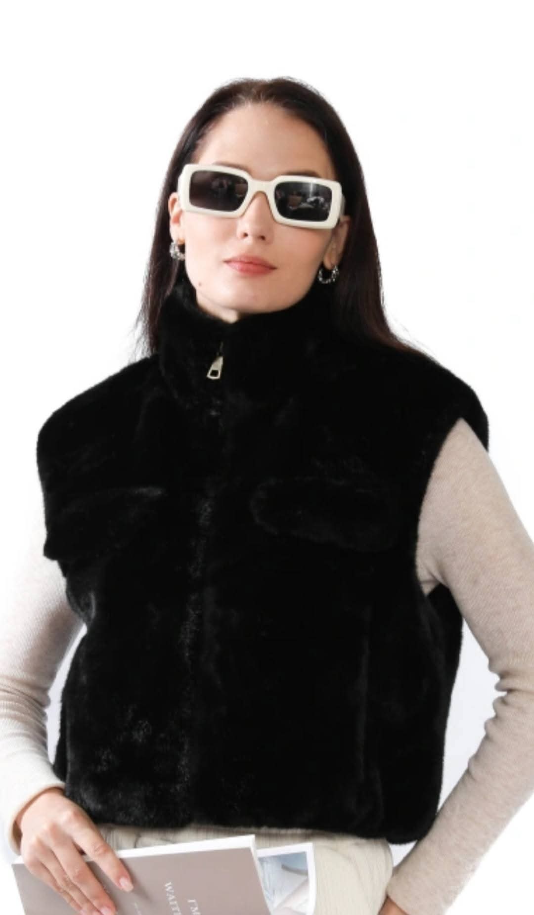 Faux Fur bodywarmer