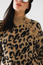 Trui met leopard
