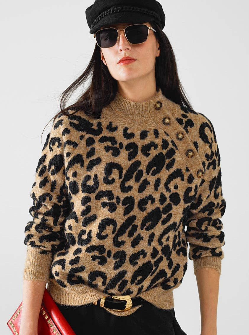 Trui met leopard